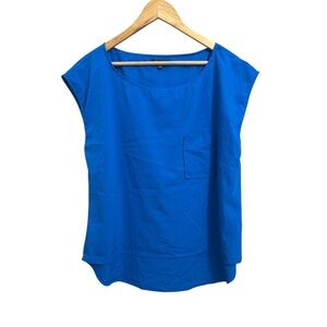 Hype Blue Women's Top Size Large